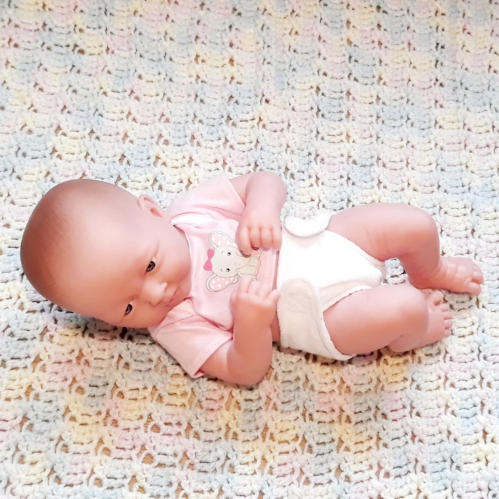 JC Toys La Newborn 14" Realistic Doll - First Day Female Newborn Doll - Picture 10 of 17